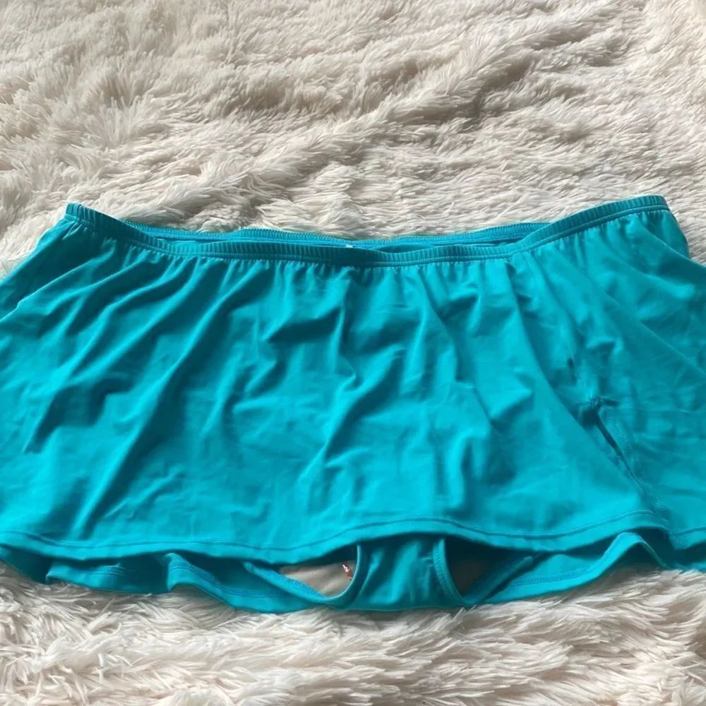 Lane Bryant Cacique SWIM skirt panties shorts 26